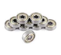 Ausla 10 Rodamientos 626ZZ, Rodamientos en Miniatura de Acero Al Carbono de Alta Temperatura, Silenciosos para Máquinas Industriales y Aplicaciones Automotrices