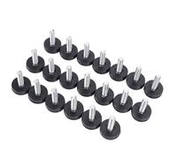 Ausla 20 Deslizadores para Muebles, Deslizadores para Muebles, Patas Niveladoras para con Superficie Deslizante de PTFE, Rosca M6 para Mesas, Sillas, Armarios, Taburetes