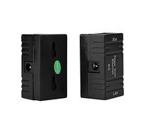 Ausla 2PCS Módulo de Fuente de Alimentación PoE, Adaptador Ethernet RJ45 Inyector PoE con Luz LED de Energía para Cámara IP de Red Control de Acceso (Black)