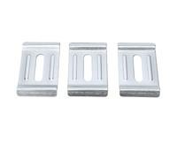 Ausla 30 Piezas Abrazaderas de Fijación para Canaleta Portacables, Clips de Sujeción de Acero Al Carbono, 4-6 Mm for Bandejas de Cables de Malla Metálica y Bandejas Tipo Cesta