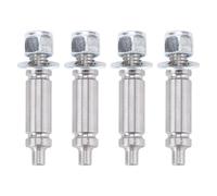 Ausla 4 Conjunto de Kit de Eje de Rollero de Tambor de Secador, Construcción de Acero de Aleación, Rendimiento Antibroteo, Estabilidad, Durabilidad, Compatible con WPW10359271 AP6020388 para Inglis