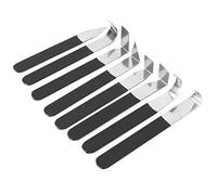 Ausla 8 Unids Herramientas para Escultura en Arcilla Juego de Herramientas para Modelado en Arcilla Acero Inoxidable con de Rubber para Tallar Modelar Cortar Raspar (Not