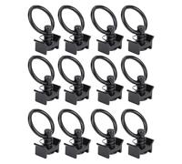 Ausla Accesorio de Perno único L Track Tie Down O Ring Acero Al Carbono 4000 LB Resistencia a la Rotura Cargado por Resorte para Camioneta Camión Remolque Control de Carga Pickup RV ATV