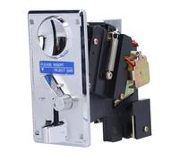 Ausla Aceptor de Monedas, Selector de CPU Anti-pescado con Detección de Monedas de Alta Precisión para Máquinas Expendedoras y Juegos (gris-plata)