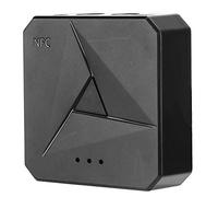 Ausla Adaptador Bluetooth, Transmisor Receptor Bluetooth BT 5.0 ABS 2 en 1 con NFC 3.5mm AUX Plug and Play para Coche TV PC Altavoces Auriculares en el Hogar