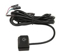 Ausla Adaptador de Cable de Control de Suministro de Energía con Interruptor Externo de Extensión de PC y Indicador LED para Computadora, Host, Juegos, Oficina, Hotel (1.65M)