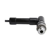Ausla Adjunta de Perforación de ángulo Recto de 90 Grados, Piezas de Taladro Eléctrico para Espacios Ajustados y Trabajo, Curva de ángulo Recto de Potencia de 90 Grados con Chuck sin Llave, Diseño