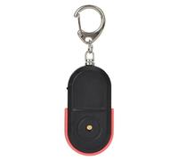 Ausla Alarma Inalámbrica Anti-Pérdida para Buscar Llaves, Localizador Electrónico de Llaves con Sonido de Silbato y Luz LED para Encontrar Billeteras y Bolsos (Rojo)