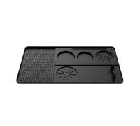 Ausla Alfombrilla para Barra de café 2 en 1 de Silicona Grande 58x39cm | Construcción de Silicona Gruesa, Fondo Antideslizante, Apto para Lavavajillas, Almohadilla para Estación de Cocina, Uso