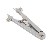 Ausla Alineador de Barras de Primavera, Herramienta de Acero Inoxidable para Ajuste y Reparación de la Banda de Relojes, Diseño Portátil para Facilitar el Uso en Cualquier Lugar (Silver)