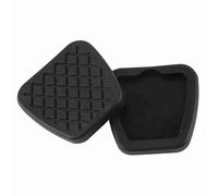 Ausla Almohadillas de Goma para Cubierta de Pedal de Embrague de Freno, Reemplazo Termoplástico de Grado Automotriz, 2 Pares de Cubiertas de Pedal de Ajuste Directo de 60 Mm X 62 Mm para Transmisión