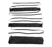Ausla Almohadillas para la Rejilla de Techo Suave, 2 Pcs Rack de Techo Suave de Automóvil Negro con Cintas de 60 Kg/132.28 Lbs de Capacidad para la Tabla de Surf Kayak en Canoa de