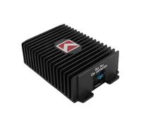 Ausla Amplificador para Automóvil de 4 Canales, Aleación de Aluminio, Mejora la Calidad del Sonido, Potencia de 80 W X 4, Adecuado para Sistemas de Audio para Automóvil