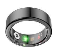 Ausla Anillos Inteligentes Wearable, IP68 Resistente Al Agua BT5.1 Rastreador de Salud Anillos Inteligentes para Fitness con Monitoreo del Sueño, Podómetro, Control Remoto de Cámara (11#)