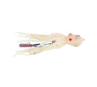 Ausla Aparejos de Señuelo de Pesca de Pulpo, Cebo Luminoso de Calamar de Plástico Suave con Tinta de Captura, Entusiastas de la Pesca de Agua Dulce y de Mar
