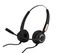 Ausla Auriculares de Call Center USB con Micrófono, Cancelación de Ruido, Uso Cómodo, Auriculares Rotativos de 180°, Función de Silencio, Volumen Ajustable.