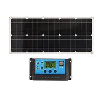 Ausla Ausla Panel Solar de 30 W, Resistente Al Agua IP65, Panel de Carga Solar con Protección contra Sobrecarga para Vehículos Recreativos, Barcos, Automóviles y Remolques (30A) (30A)