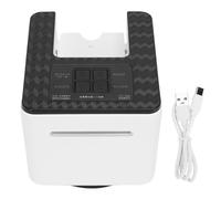 Ausla Barajador y Repartidor Automático 2 en 1, para 1-2 Barajas con Rotación de 360°, Batería Recargable por USB de 4000 MAh, Funcionamiento Silencioso para hasta 8 Jugadores