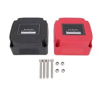 Ausla Barra Colectora de 48V, Barra Colectora de Batería de 48V, Bloque de Distribución de Energía de, Pernos M10 de 400A para de Energía con 1 Roja y 1 Negra, 2