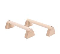 Ausla Barras de Empuje de Madera de Haya Soporte de Empuje con Agarre Antideslizante Ancho Ajustable Viga de Equilibrio de Madera para Gimnasio en Casa Entrenamiento de Fuerza Calistenia