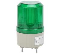 Ausla BERM Luz de Advertencia Lámpara de Advertencia LED ABS 24VDC 5W Cobertura de 360 grados A Prueba de Polvo Montaje de Tornillo Impermeable para Fábricas Oficinas Escuelas Agencias (GREEN)