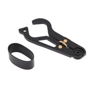 Ausla Bloqueo del Acelerador de Motocicletas, Bloqueo de Agarre de Mano de Aleación de Aluminio con Anillo de Goma, Ajuste Universal para la Mayoría de las Motocicletas y Motos