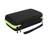 Ausla Bolsa de Almacenamiento para Afeitadora, Estuche de Viaje de Nylon TPU con Correa de Mano y Organizador de Malla para Accesorios Cables de Datos QP2520/90/70, Organizador de Aseo Ligero (verde