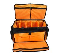 Ausla Bolsa para Equipo de DJ con Divisores Extraíbles, Organizador de Cables para DJ de Gran Capacidad para Tocadiscos Mezclador y Accesorios Musicales
