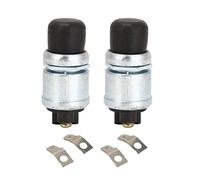 Ausla Botón de Interruptor de Bocina ClubCar, 2pcs 12V 17318 G1 Reemplazo para el Modelo EZGO 1993-2022, Interruptor de Tapa de la Tuerca de la Bocina