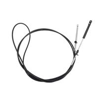 Ausla Cable de Control Remoto del Acelerador de 12.5 Pies, Cable de Motor Fueraborda de Metal para OMC BRP, Transferencia de Señal de Alta Resistencia para Uso Marino