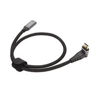 Ausla Cable de Extensión USB C, Aleación de Aluminio, Carga Rápida PD de 100 W, Transferencia de Datos de 10 Gbps, Salida de Vídeo 4K 60 Hz para Steam Deck y Portátiles (50cm)