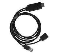 Ausla Cable USB HDTV, Material ABS, Espejo HD 1080P, Plug and Play para Teléfonos Inteligentes a TV, Compatible con Dispositivos y