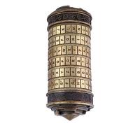 Ausla Caja de Rompecabezas Cryptex con Bloqueo de Código Romántico con Contraseña Personalizable y Compartimento Oculto para Joyas de Anillos de Compromiso y Notas Secretas