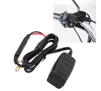 Ausla Cargador de Teléfono de Motocicleta 30W PD y Cargador USB de 18W con Medidor de Voltaje LED, Interruptor de Encendido y Apagado, Montaje en Manillar para Motocicleta, ATV, SUV y (blue)