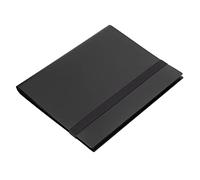 Ausla Carpeta de Tarjetas Coleccionables de 9 Bolsillos, álbum de Colección de PP de Gran Capacidad con Hojas sin ácido para Tarjetas de Juego y Almacenamiento de Fotos (Negro 20 páginas)