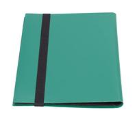 Ausla Carpeta de Tarjetas Coleccionables de 9 Bolsillos, álbum de Colección de PP de Gran Capacidad con Hojas sin ácido para Tarjetas de Juego y Almacenamiento de Fotos (Verde 20 páginas)