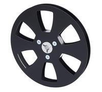 Ausla Carrete de Cinta Vacío de 1, 4 y 5 Pulgadas, Cinta de Sonido de Aleación de Aluminio, Carrete Vacío de 6 Orificios para Reproductores de a para Grabar, Borrar y Volver a Grabar para NAGRA