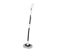 Ausla Cepillo de Lavado de Autos Curvo de 15°, Varilla Telescópica de 55-120 Cm para Sedan SUV (Blanco Negro)