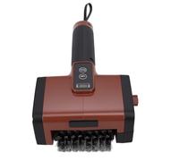 Ausla Cepillo Eléctrico para Parrilla, Cepillo Giratorio Recargable para Barbacoa, Limpiador de Acero Inoxidable de 800 RPM con Luz LED, de Limpieza Inalámbrico para Parrilla de 3000 MAh para