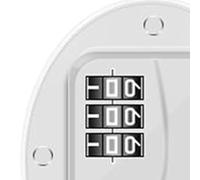 Ausla Cerradura para Refrigerador, Cerradura de Congelador con Combinación de 3 Dígitos, Aleación de Zinc de Acero Inoxidable ABS, Instalación sin Taladro para Uso en Ventana de Cajón de Gabinete de