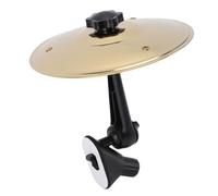 Ausla Címbalo para Auto para Ventilación de Aire, Címbalo de Choque de Acero Inoxidable para Conducir Divertido, Juguete para Amantes de la Música para el Tablero del Auto, Se Adapta a (GOLD)