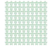Ausla Clip de Papel Bonito, 100 Piezas de Clips Metálicos Electrochapados en Forma de Animal con una Fuerte Fuerza de Sujeción para Organizar Archivos, Cuadernos, álbumes de (Tortuga)