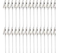 Ausla Clips de Cocodrilo para Fotos y Notas, 50 Piezas, 10 cm, Metal