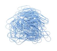 Ausla Clips Metálicos Grandes para Papel 2 Pulgadas 50mm, Grapas Resistentes Al Óxido con Diseño Grueso Antideslizante for Organizar Documentos Hogar Escuela Oficina (BLUE)