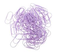 Ausla Clips Metálicos Grandes para Papel 2 Pulgadas 50mm, Grapas Resistentes Al Óxido con Diseño Grueso Antideslizante for Organizar Documentos Hogar Escuela Oficina (PURPLE)