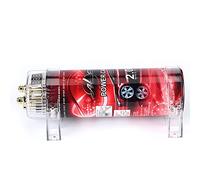 Ausla Condensador de Audio para Automóvil de 2 Faradios con Regulador de Voltaje LED Rojo para Sistemas de 2000 W y Estabilizador de Potencia Instantáneo