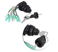 Ausla Conjunto de Interruptor de Llave de Encendido, Calidad Marina, Reemplazo Directo Plug Play para Caja de Control Fueraborda 37110 99E00 37110 92E01, Perfecto para Usuarios de Barcos