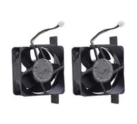 Ausla Consola de Juego Ventilador de Enfriamiento Interno Incorporado en Disipación de Calor Eficiente para Jugadores de Metal, ABS 2pcs