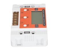 Ausla Controlador de Carga Solar con Pantalla LCD Retroiluminada, Salida USB Dual de 30 A, Regulador de Panel Solar Eficiente para Sistemas de Baterías de 12 V y 24 V