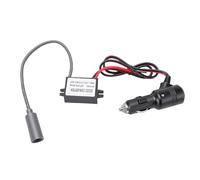 Ausla Convertidor Elevador CC Satelital Rectangular, Convertidor Elevador CC de Aleación de Aluminio de 12 V A 24 V A 30 3,5 A, Adaptador de Corriente de 105 W para Coche, Camión, RV, Barco, Uso por